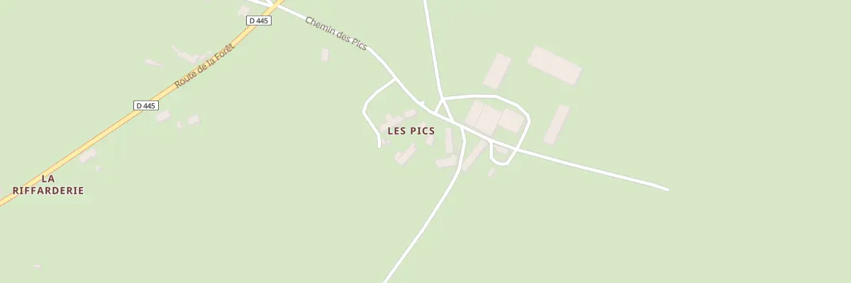 Plan du 6 Che des Pics à Urçay