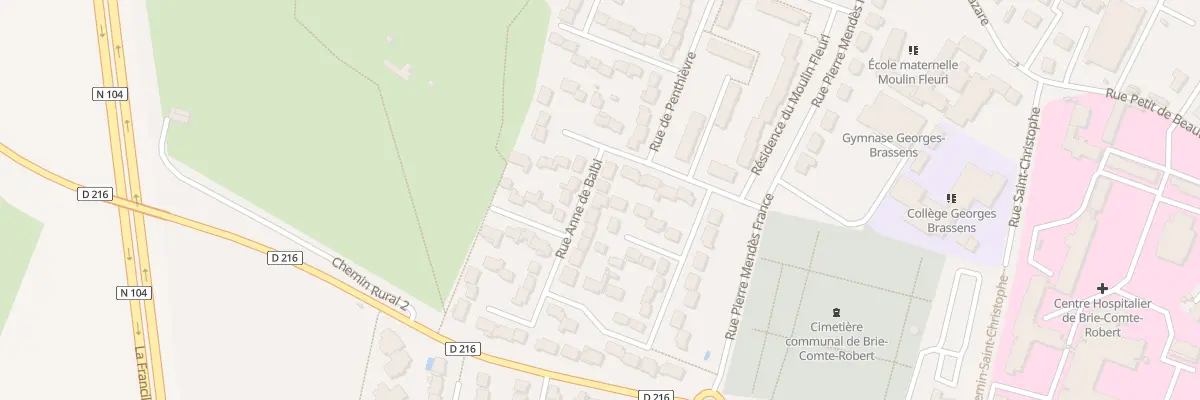Plan du 5 Rue Anne de Balbi à Brie-Comte-Robert