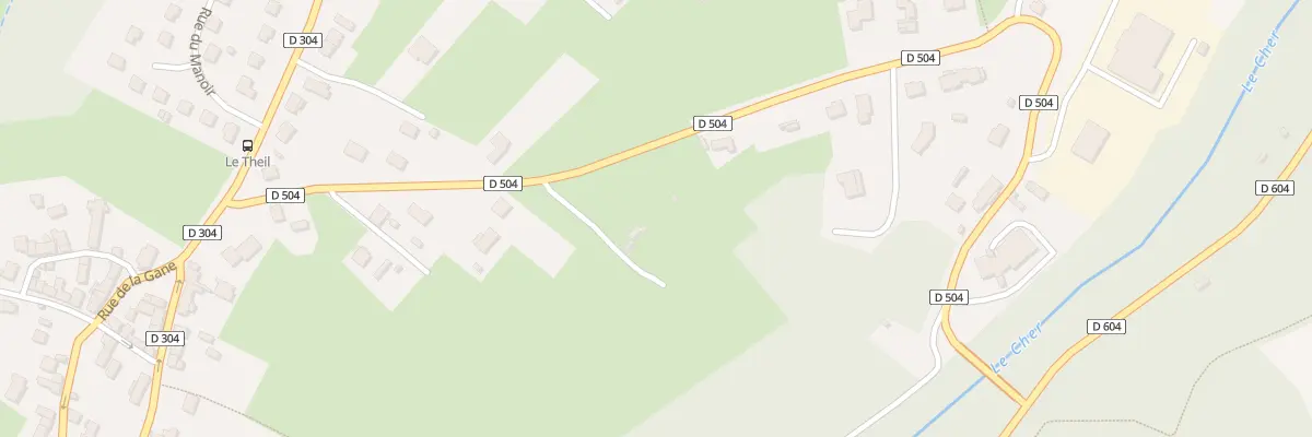 Plan du 25 Rue de la Côte du Theil à Lavault-Sainte-Anne