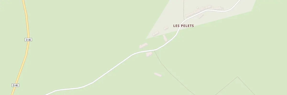 Plan du 1 Les Pelets à Morogues