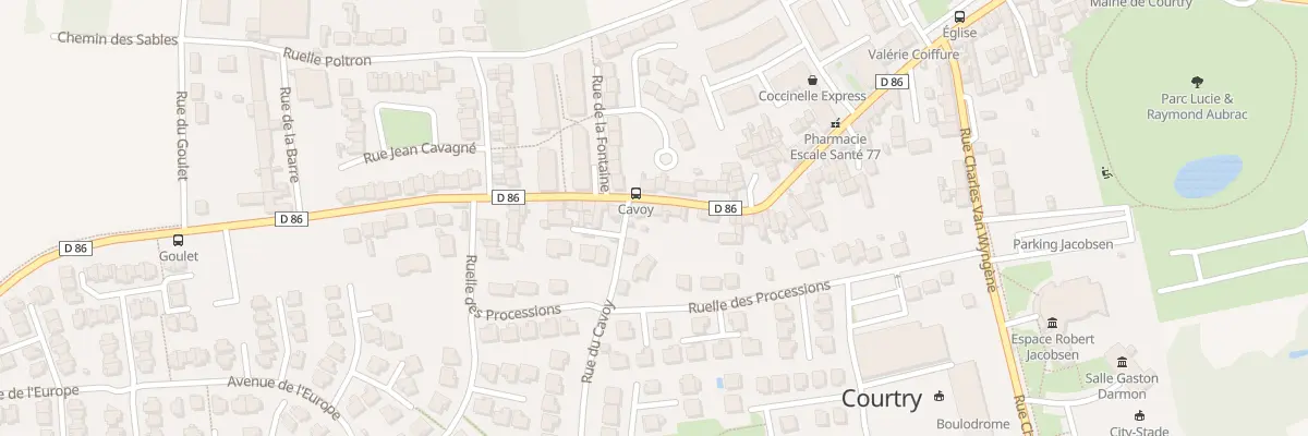 Plan du 61 Rue du Général de Gaulle à Courtry