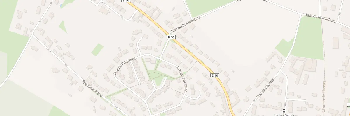 Plan du 82 Rue du Poncelet à Saint-Martin-Longueau
