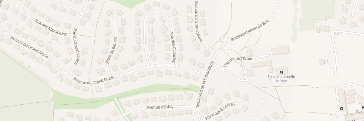 Plan du 2 Rue des Capucins à Lésigny