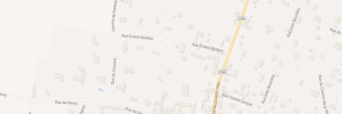 Plan du 13 Rue Ernest Révillon à Barbizon