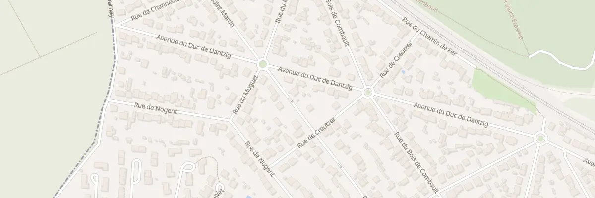 Plan du 86 Rue du Bois Saint-Martin à Pontault-Combault