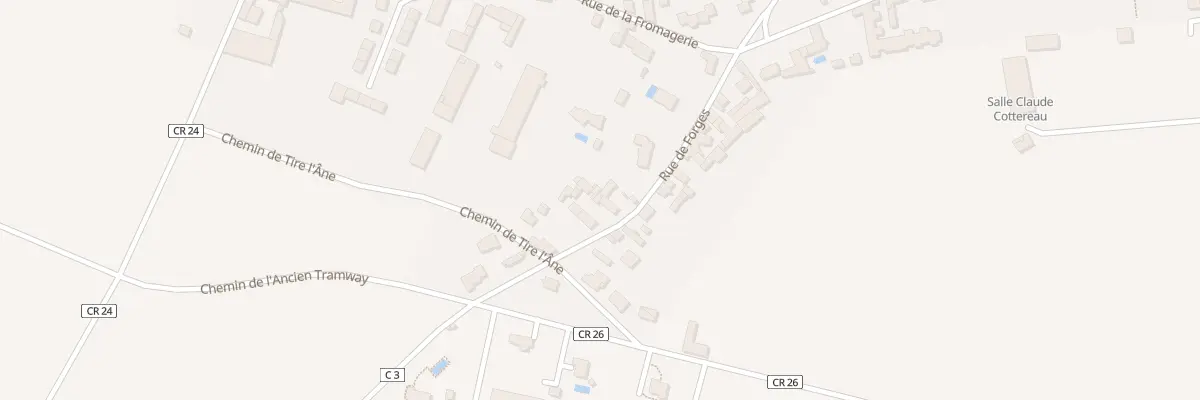 Plan du 8 Rue de Forges à Chailly-en-Bière