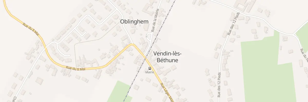Plan du 948 Rue Leger Mayeux à Vendin-lès-Béthune