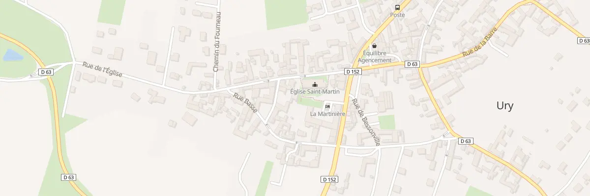 Plan du 3 Rue de l’Eglise à Ury