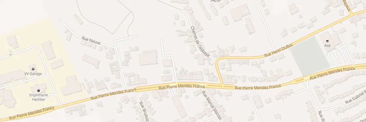 Plan du 101 Rue Pierre Mendes France à Vendin-lès-Béthune