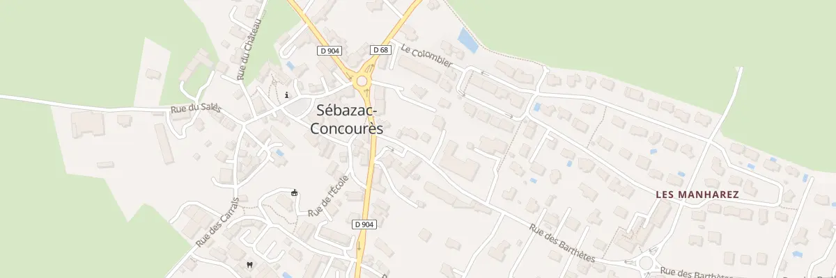 Plan du 3 Rue des Barthètes à Sébazac-Concourès