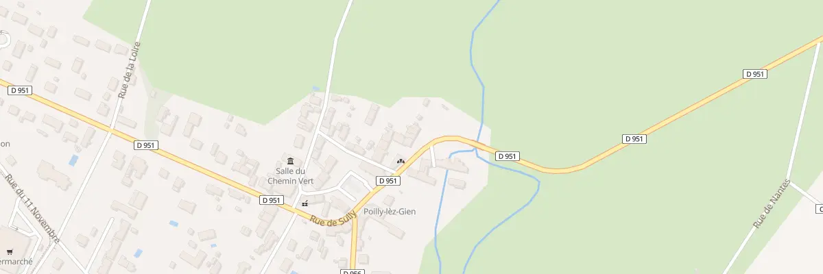 Plan du 6 Rue de Sully à Poilly-lez-Gien
