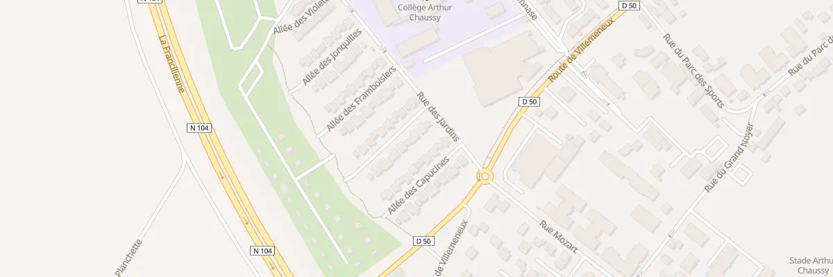 Plan du 3 All du Chèvrefeuille à Brie-Comte-Robert