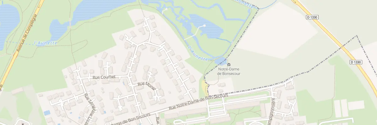 Plan du 8 Rue du Clos Nd de Bon Secours à Senlis