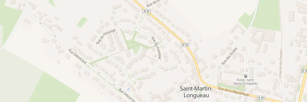 Plan du 73 Rue du Poncelet à Saint-Martin-Longueau