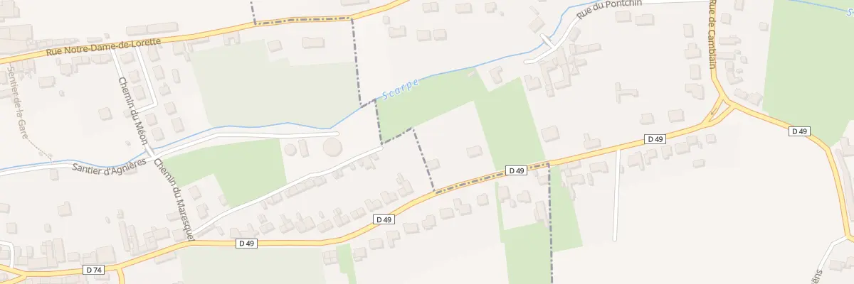 Plan du 8 Rue de la Briqueterie à Agnières