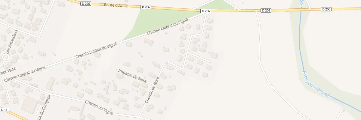 Plan du 1 Rue du Vallon à Rieux-Minervois