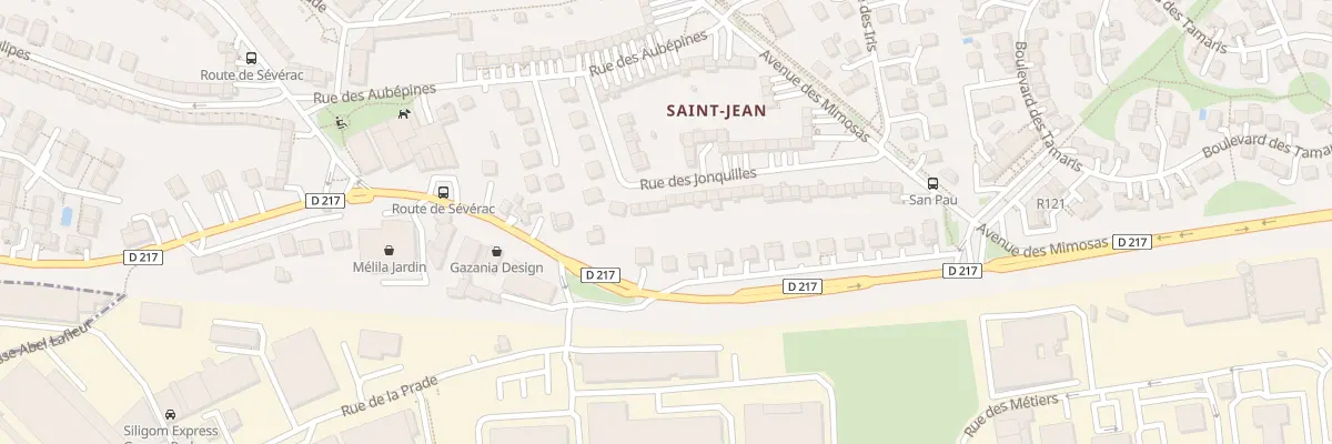 Plan du 18 Rue des Jonquilles à Onet-le-Château