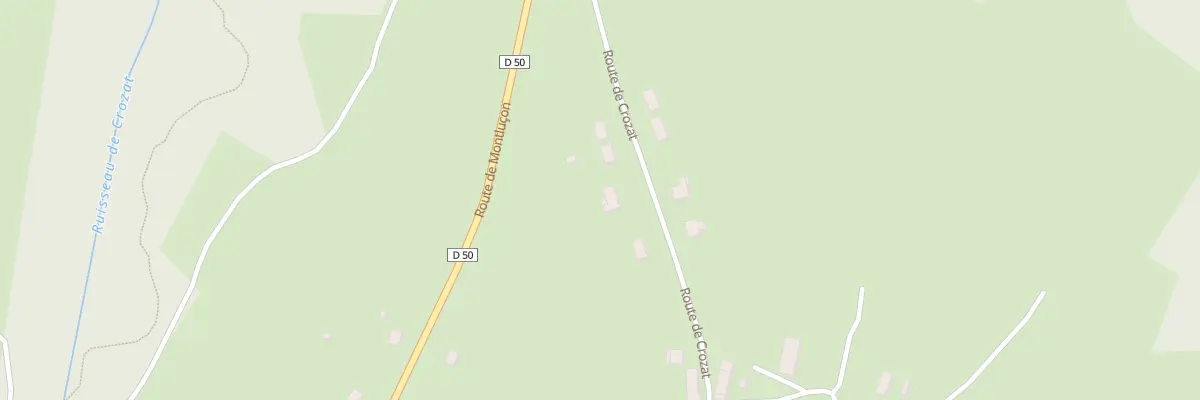 Plan du 587 Rte de Crozat à Saint-Genest