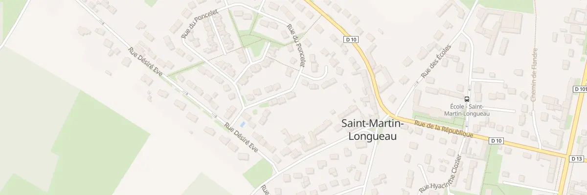 Plan du 102 Rue du Poncelet à Saint-Martin-Longueau