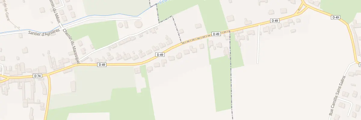 Plan du 14 Rue d’Agnières à Aubigny-en-Artois