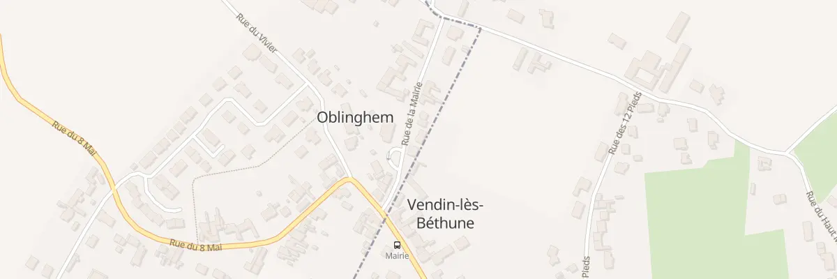 Plan du 5001F Rue de la Mairie à Oblinghem