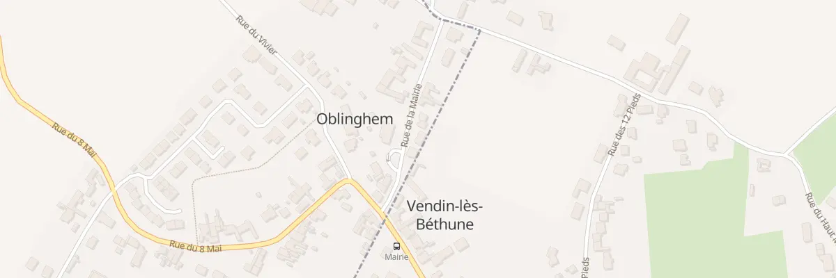 Plan du 5001F Rue de la Mairie à Vendin-lès-Béthune