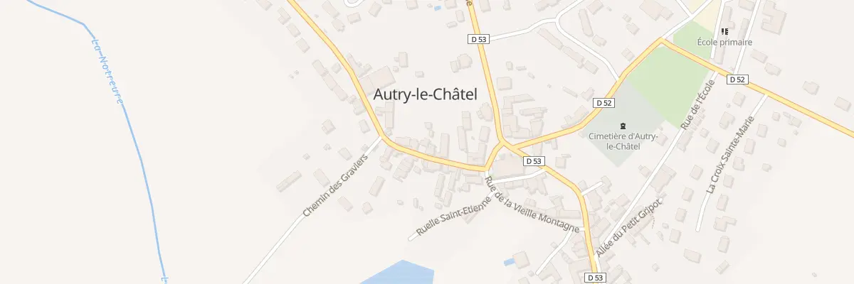 Plan du 5132 Le Bourg à Autry-le-Châtel