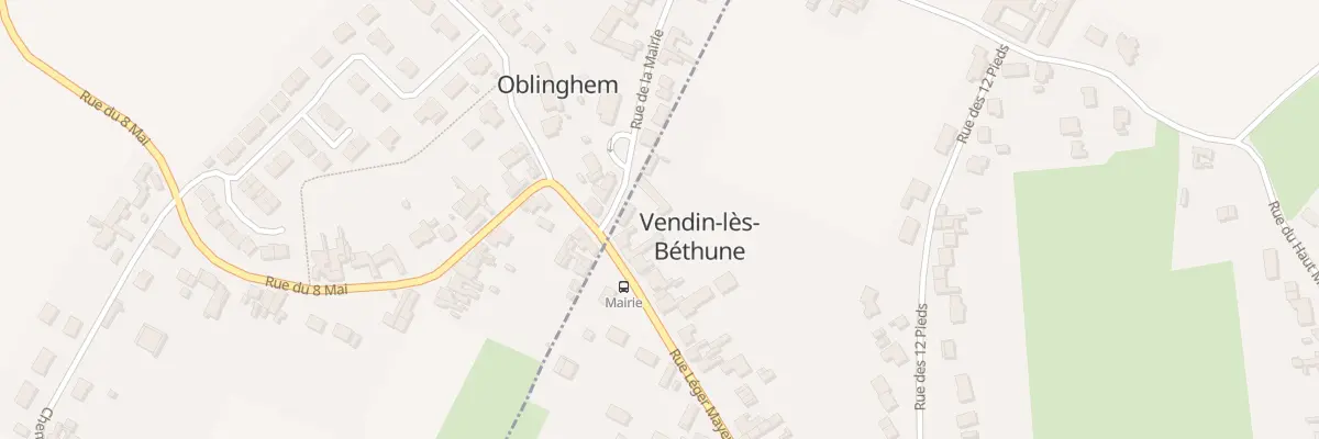 Plan du 928 Rue Leger Mayeux à Vendin-lès-Béthune