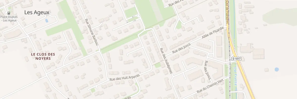 Plan du 85 Rue des Huit Arpents aux Ageux