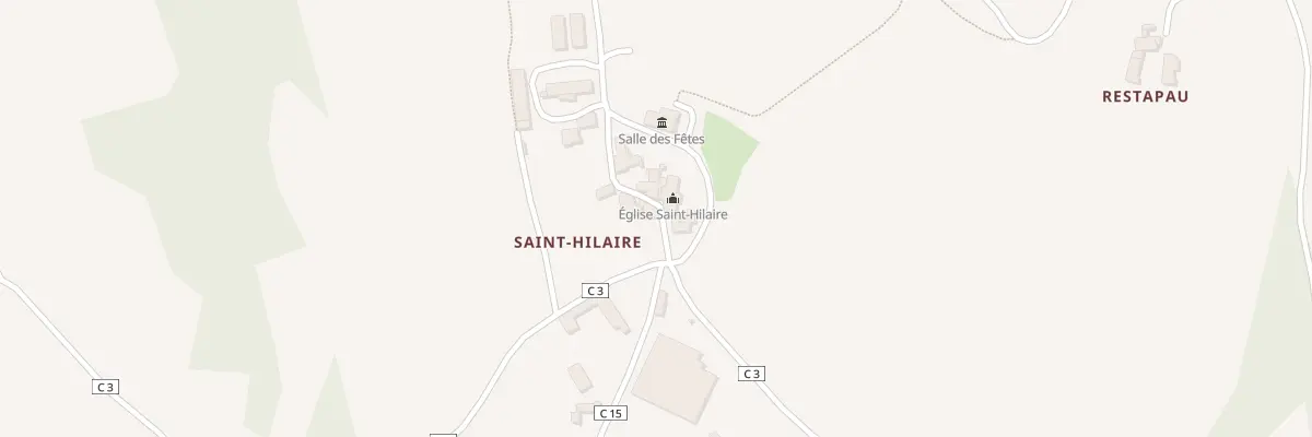 Plan du 5165 Saint Hilaire à Trémouilles