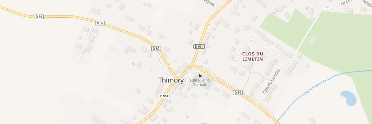 Plan du 2 Rue de Sully à Thimory