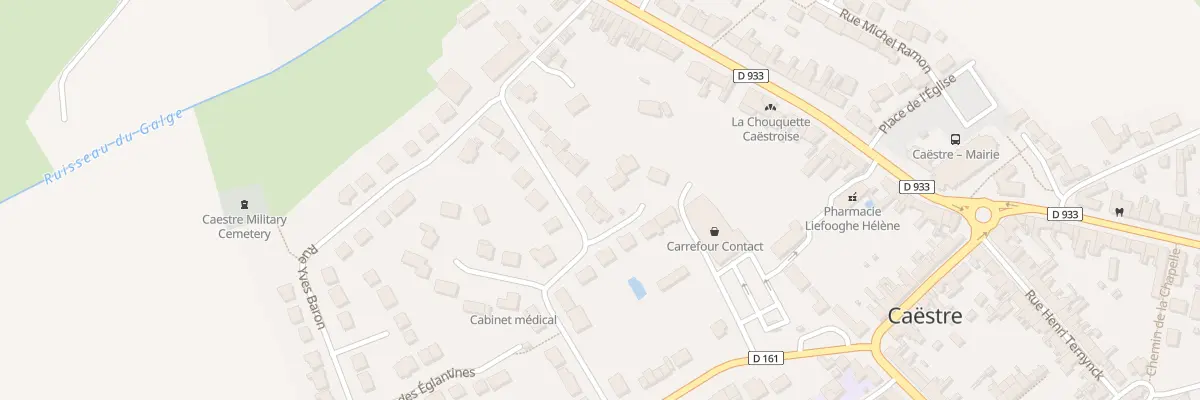 Plan du 216 Rue du Four à Briques à Caëstre