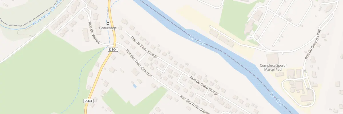 Plan du 19 Rue de Beau Rivage à Lavault-Sainte-Anne
