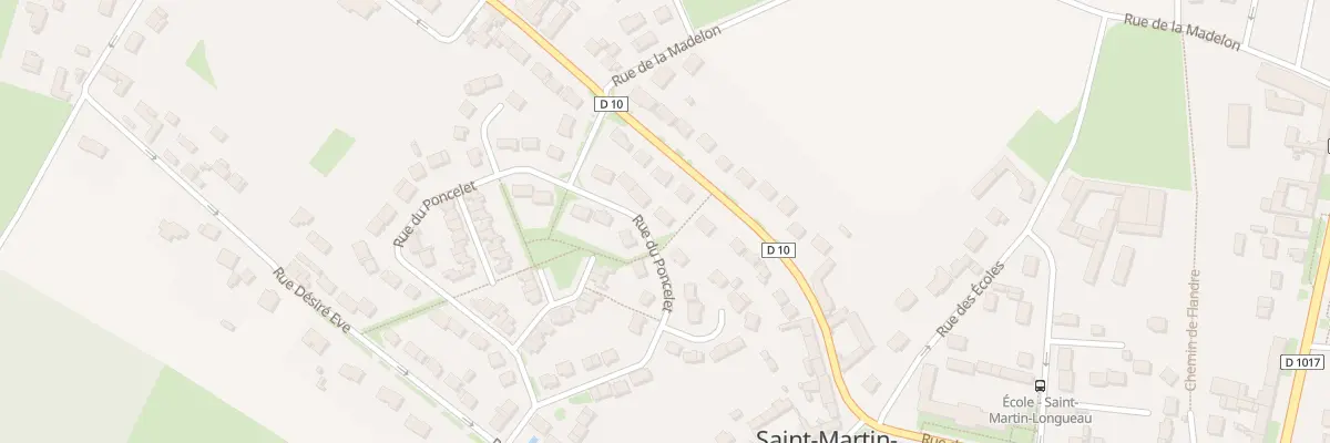 Plan du 90 Rue du Poncelet à Saint-Martin-Longueau