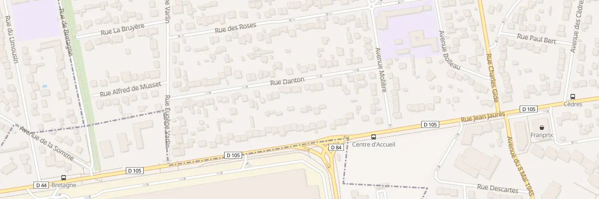 Plan du 21 Rue Danton à Villeparisis