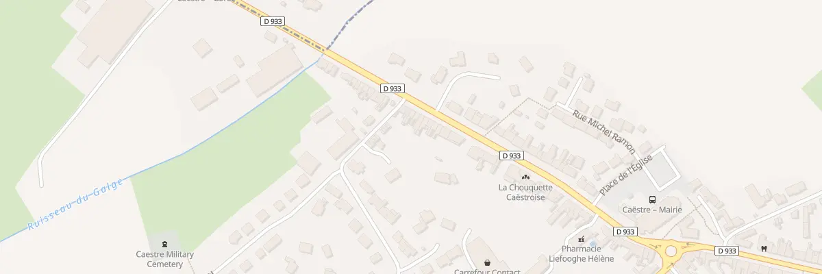 Plan du 303 Av du General de Gaulle à Caëstre