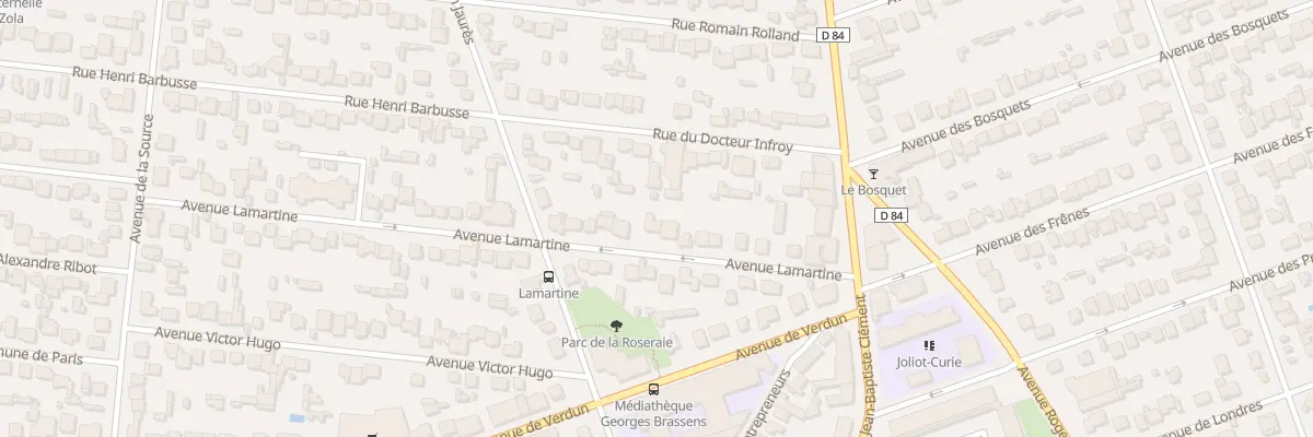 Plan du 18 Av Lamartine à Mitry-Mory