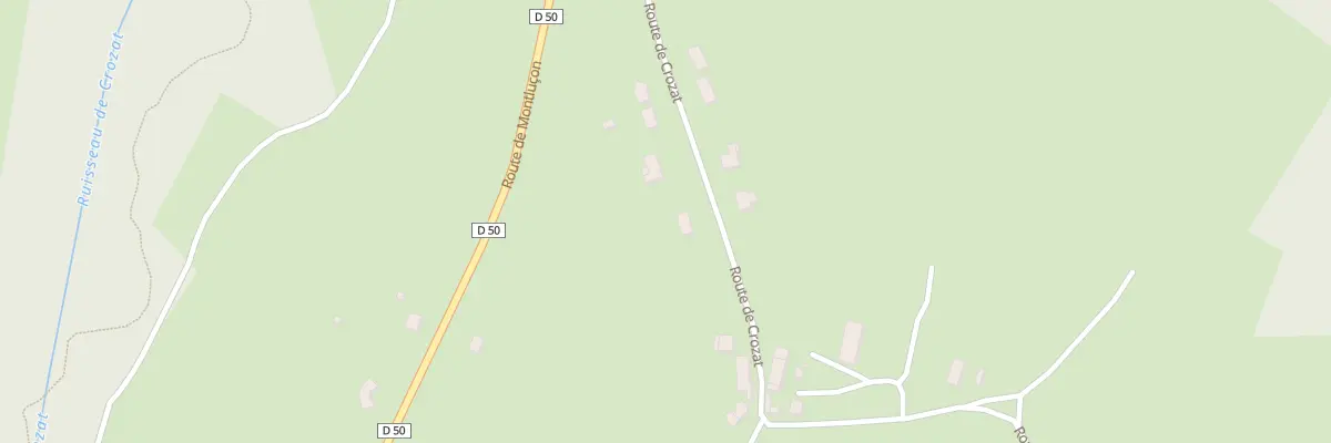 Plan du 527 Rte de Crozat à Saint-Genest