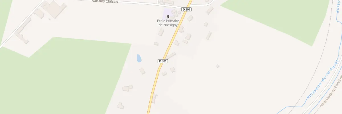Plan du 25 Rue des Roses à Nassigny