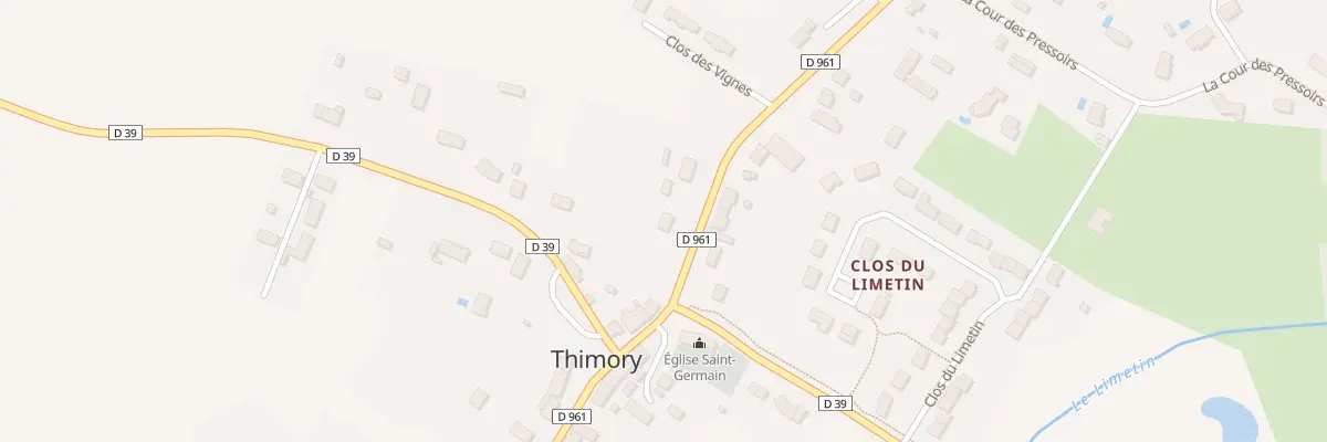 Plan du 5 Rue de Montargis à Thimory