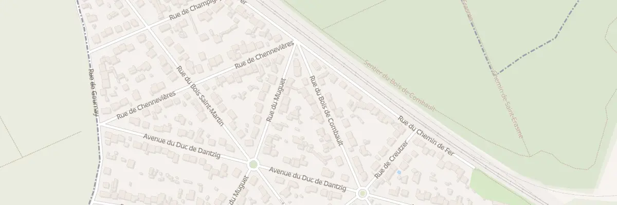 Plan du 95B Rue du Bois de Combault à Pontault-Combault