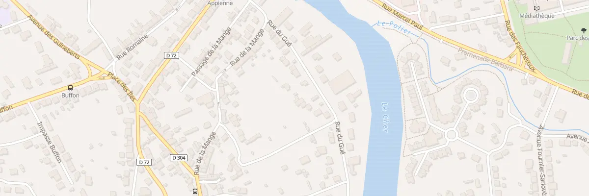 Plan du 34 Rue du Gué à Montluçon