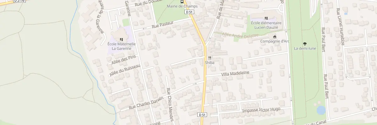 Plan du 34 Rue de Malnoue à Champs-sur-Marne