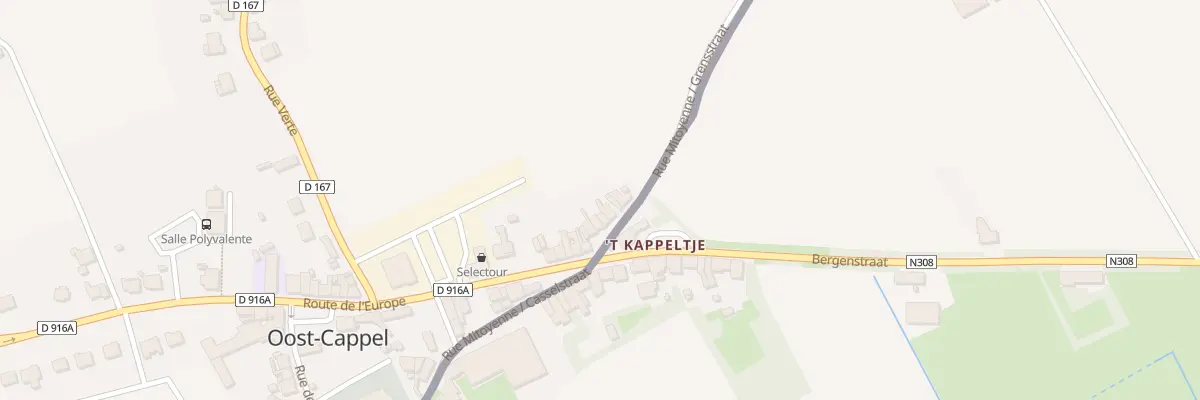 Plan du 19 Rue Mitoyenne à Oost-Cappel