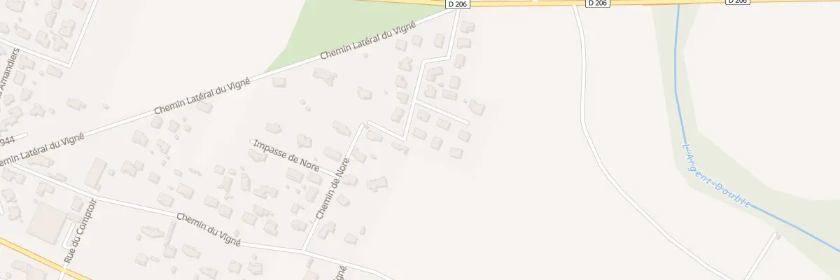 Plan du 7 Rue du Vallon à Rieux-Minervois