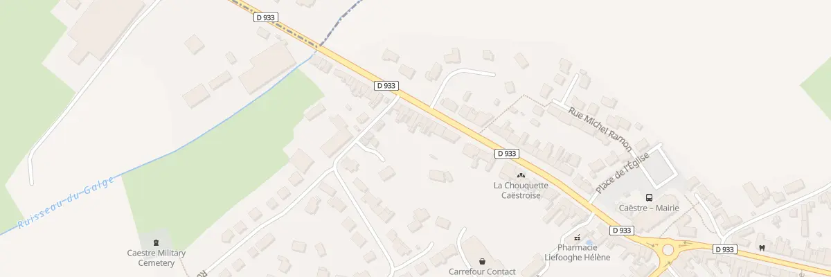 Plan du 291 Av du General de Gaulle à Caëstre