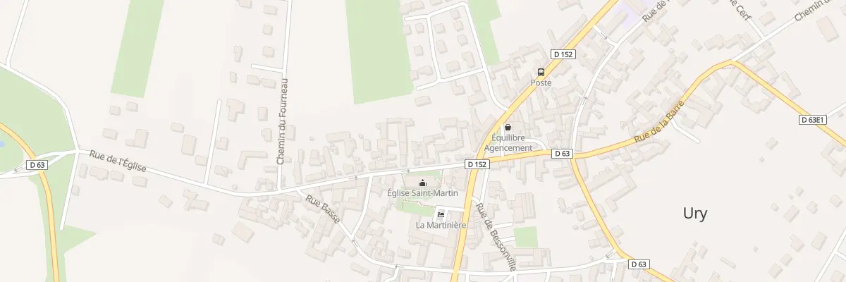 Plan du 10 Rue de l’Eglise à Ury