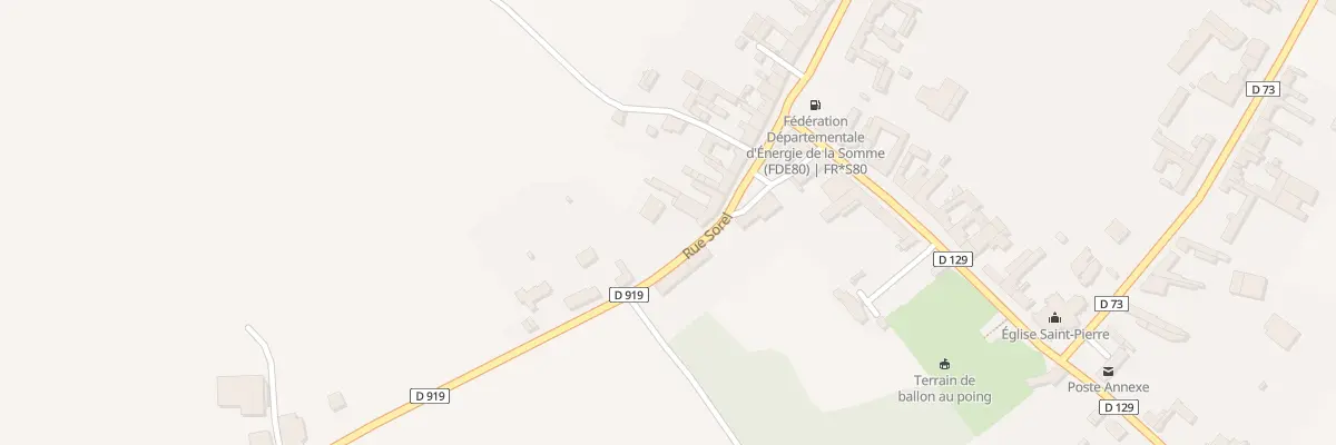 Plan du 8 Rue Sorel à Mailly-Maillet