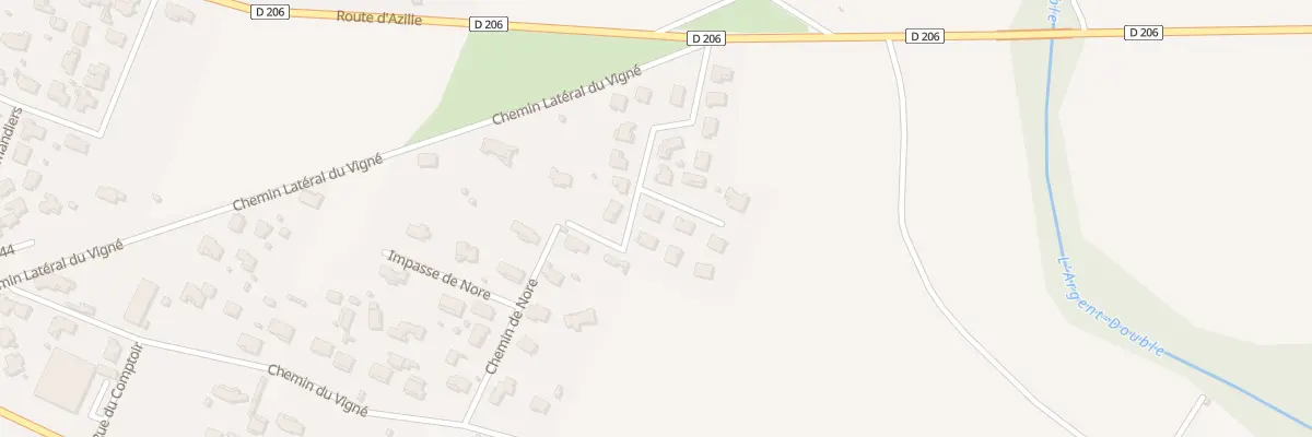 Plan du 8 Rue du Vallon à Rieux-Minervois