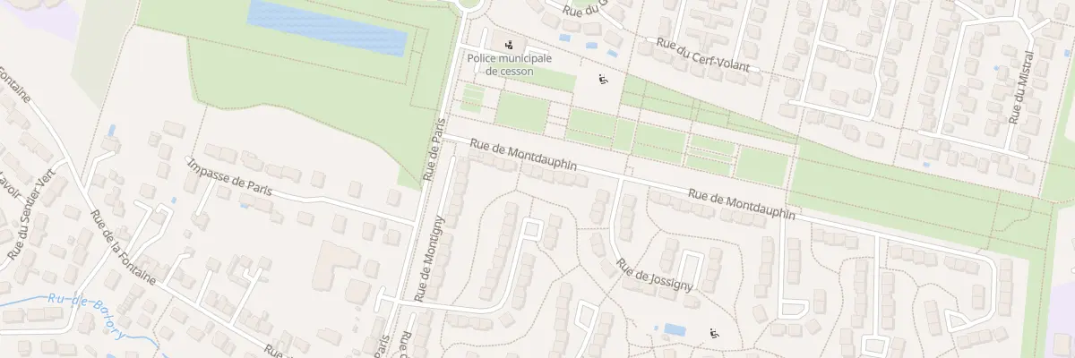 Plan du 17 Rue de Mont Dauphin à Cesson